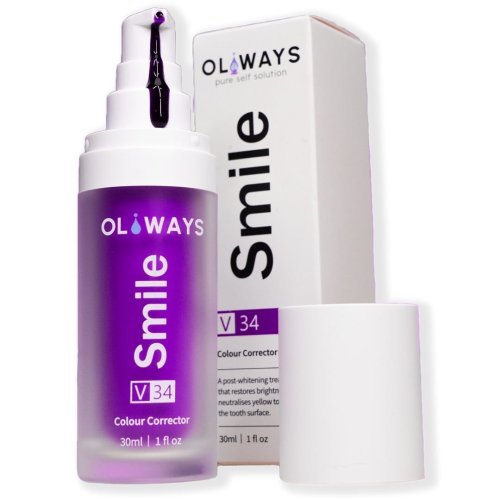 Oliways Smile V34 Colour Corrector Anında Diş Beyazlatıcı Jel 30 ML