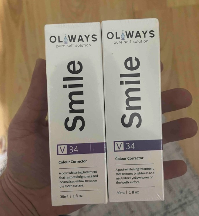 Oliways Smile V34 Colour Corrector Anında Diş Beyazlatıcı Jel 30 ML