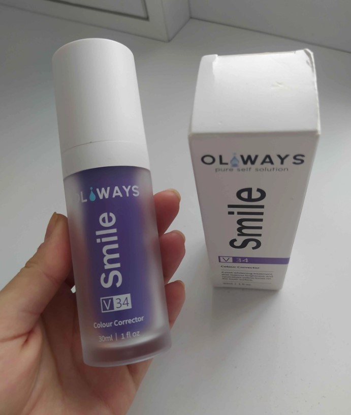 Oliways Smile V34 Colour Corrector Anında Diş Beyazlatıcı Jel 30 ML